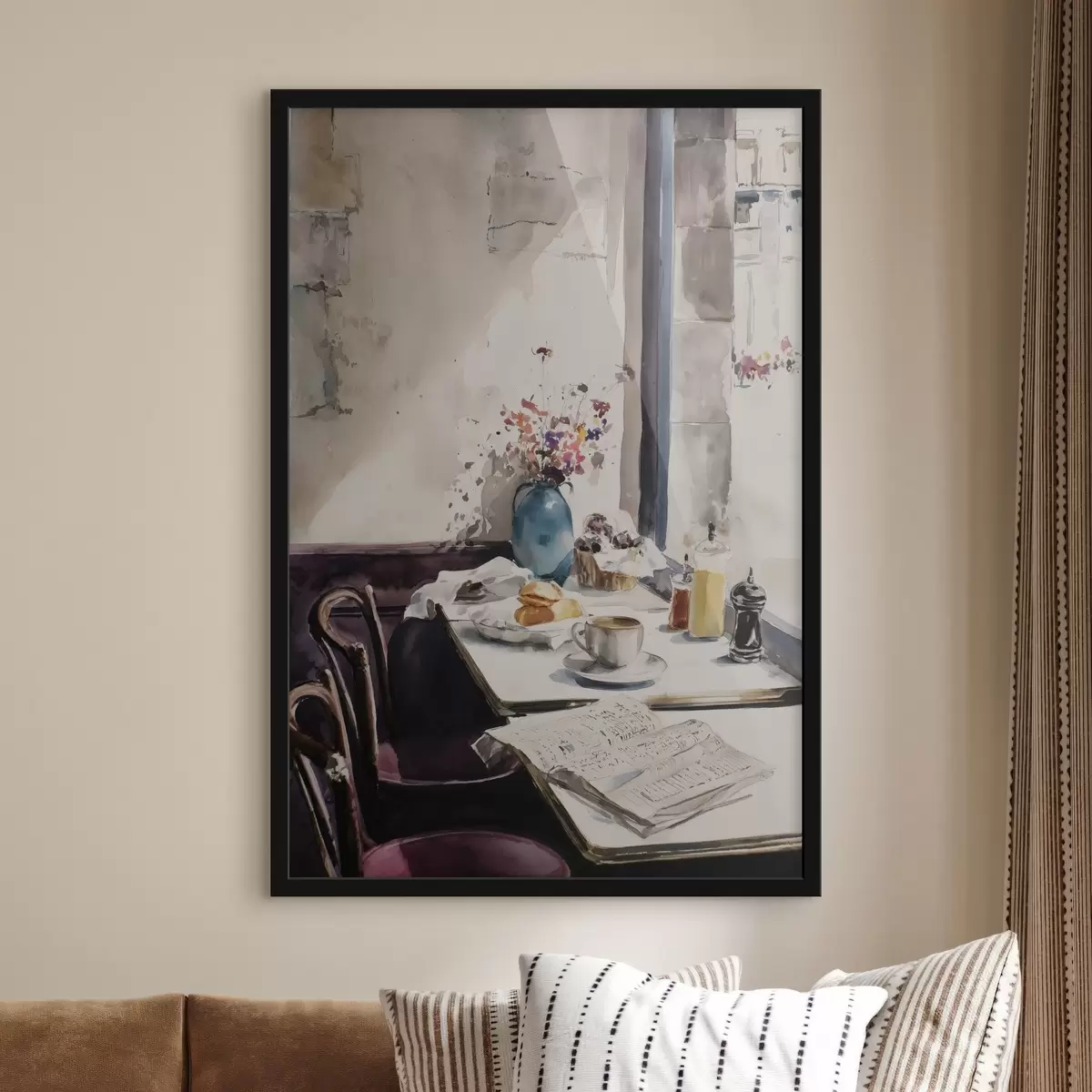 Poster frühstück in Paris f45726