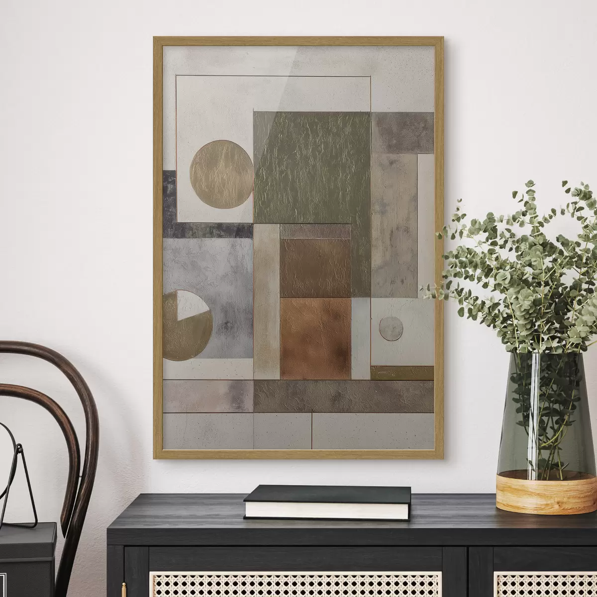 Poster abstrakte moderne Geometrie f45729