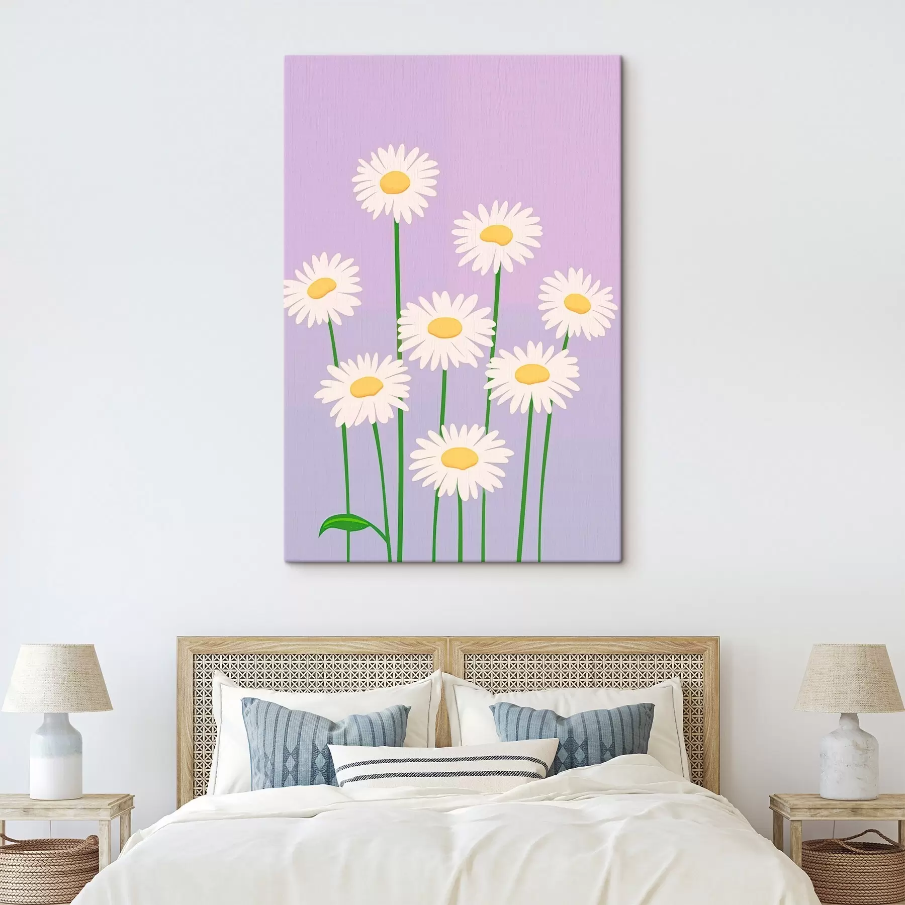 Fototapete Blumenstrauß aus Gänseblümchen s45828