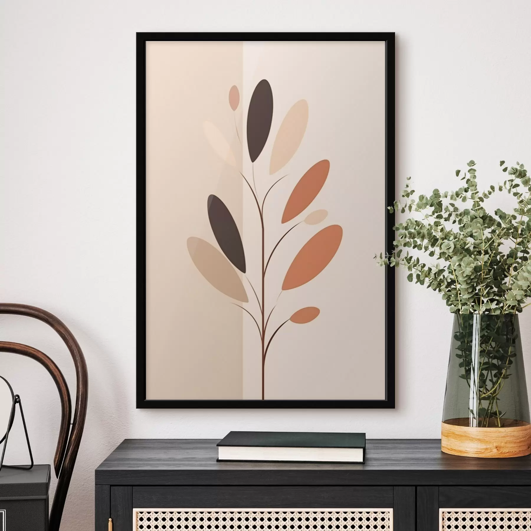 Fototapete Abstrakter Zweig f45835