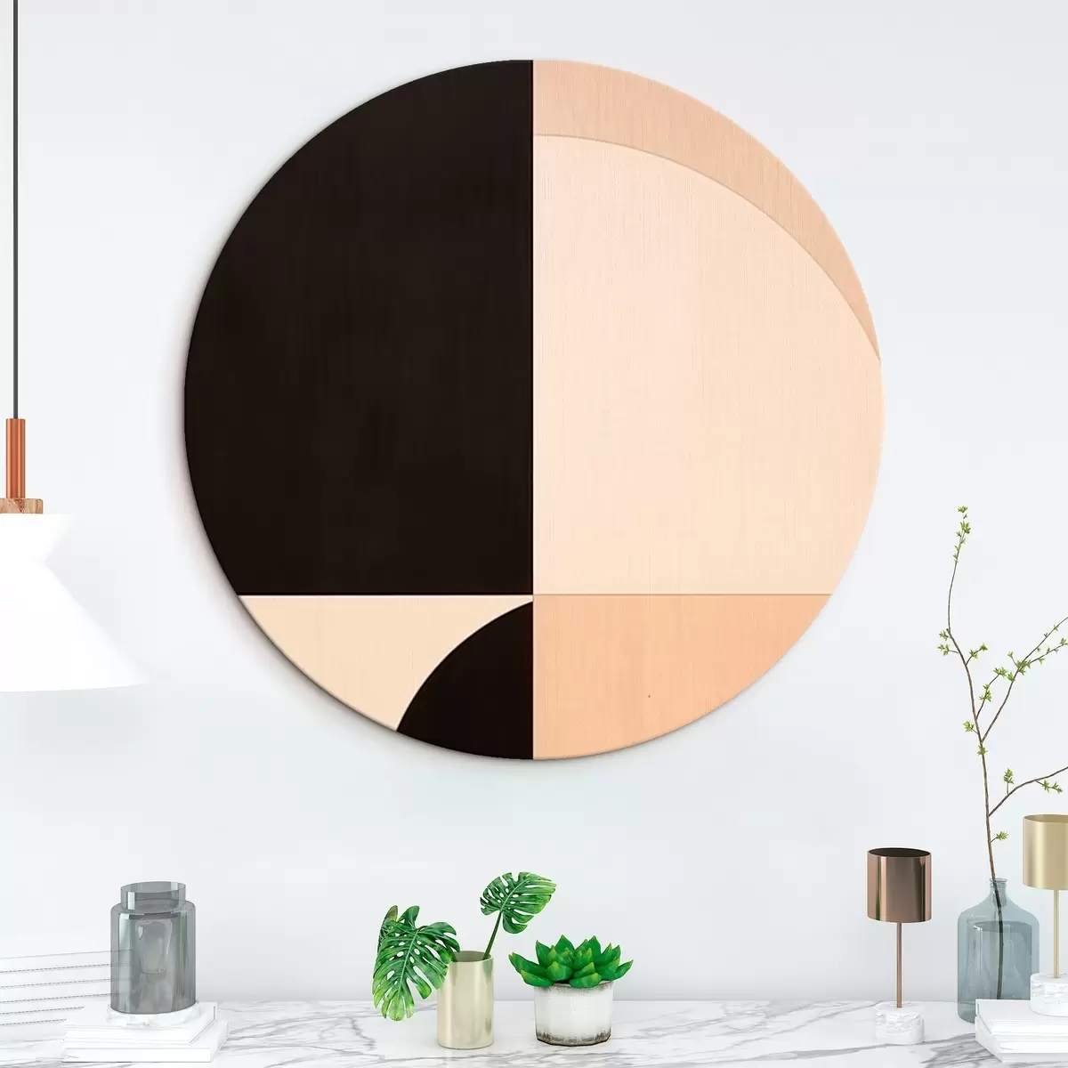 Runde Wandbilder Geometrie r45840