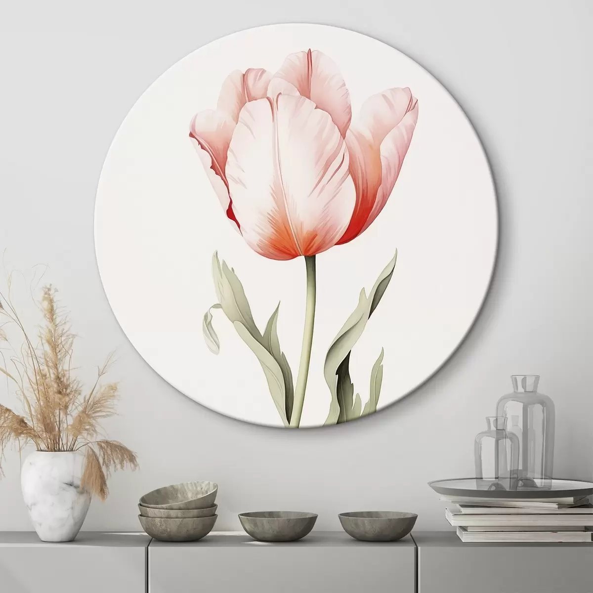 Runde Wandbilder Tulpe r45914