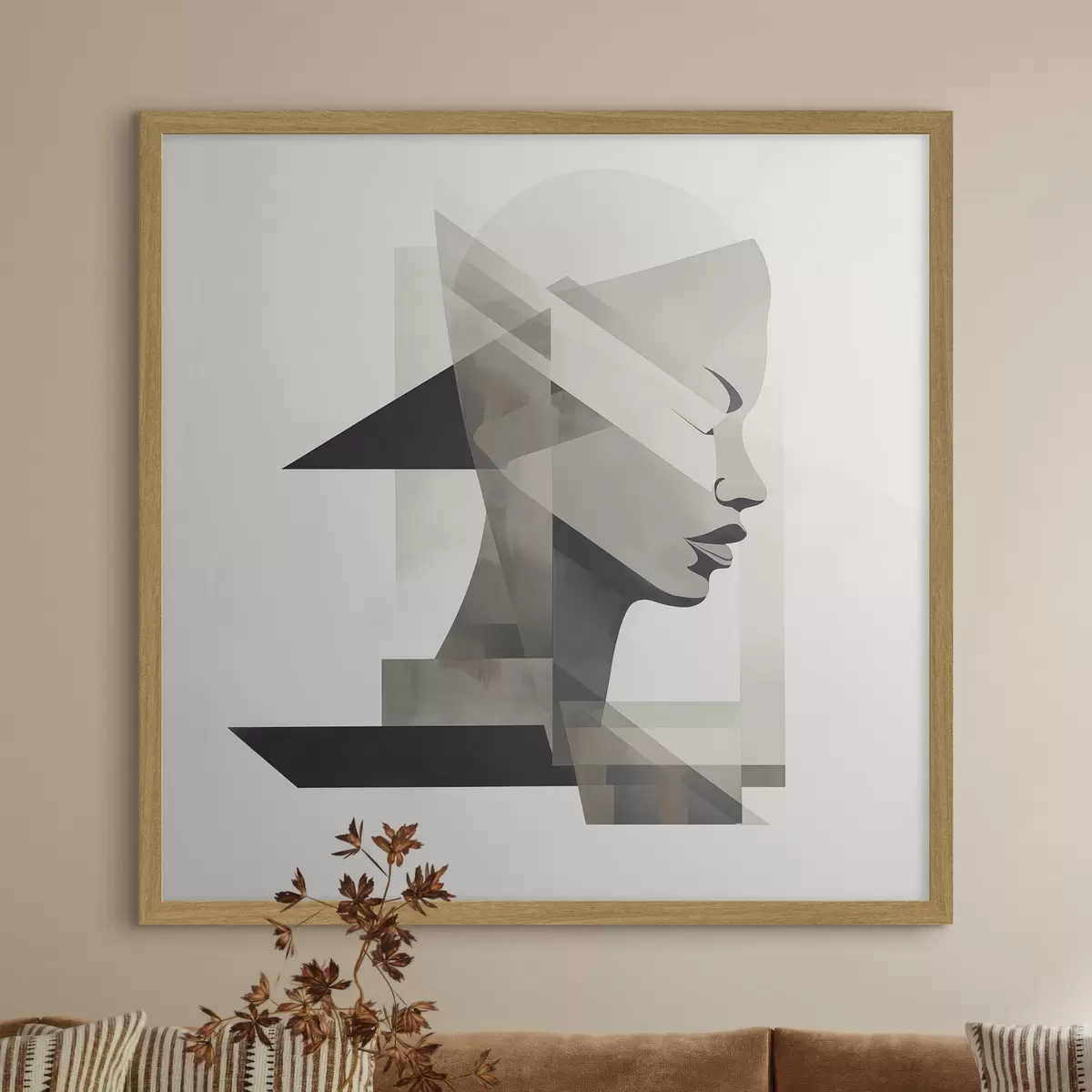 Poster Abstraktes Porträt f45916