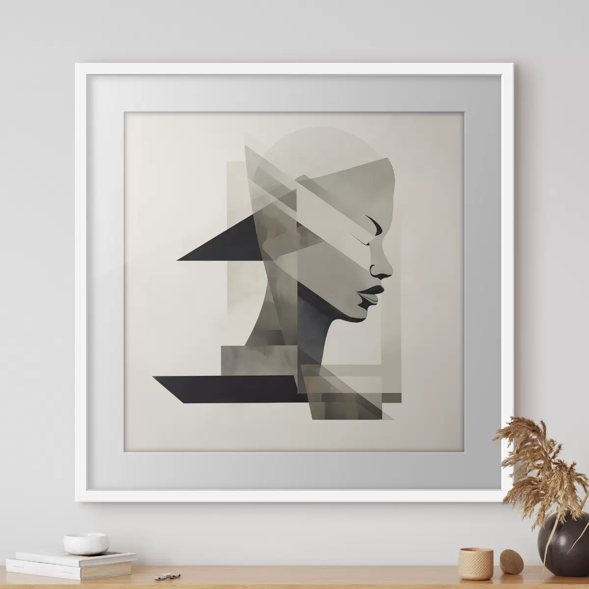Poster Abstraktes Porträt f45916