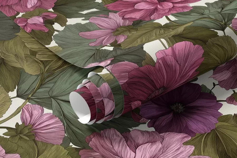 Fototapete Rosa Blüten a00541