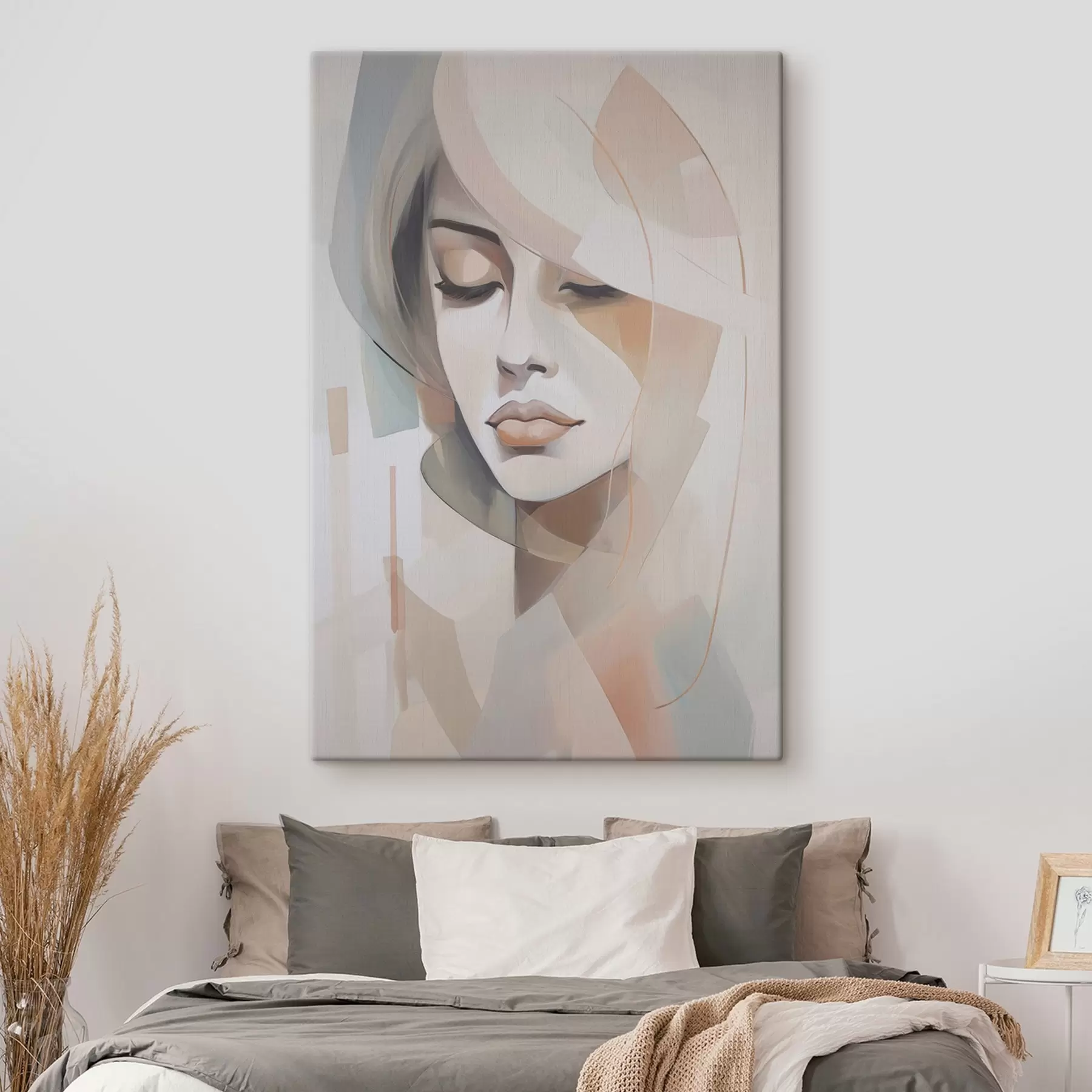 Fototapete Abstraktes Porträt eines Mädchens s45972