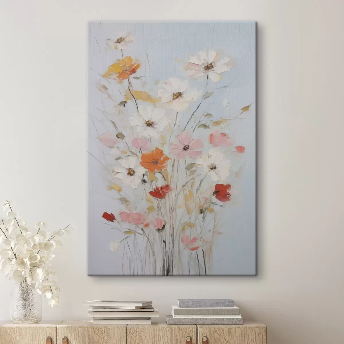 Fototapete Zarte Blumen s45981