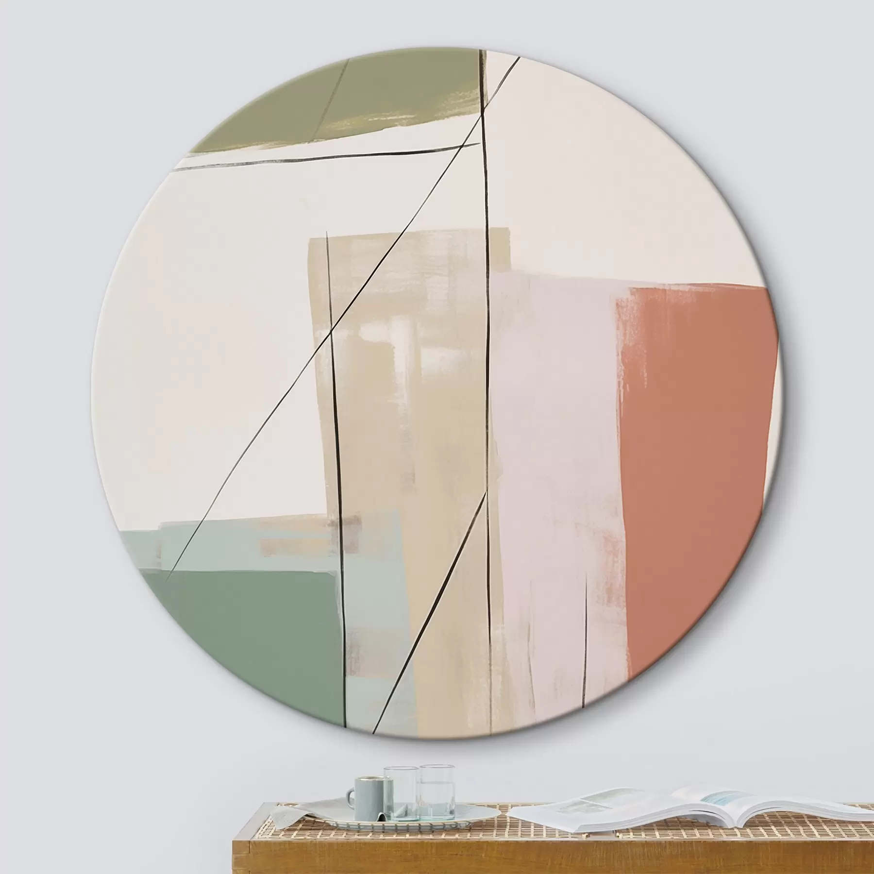 Fototapete Abstraktion mit Imitation von Abriebspuren r45974