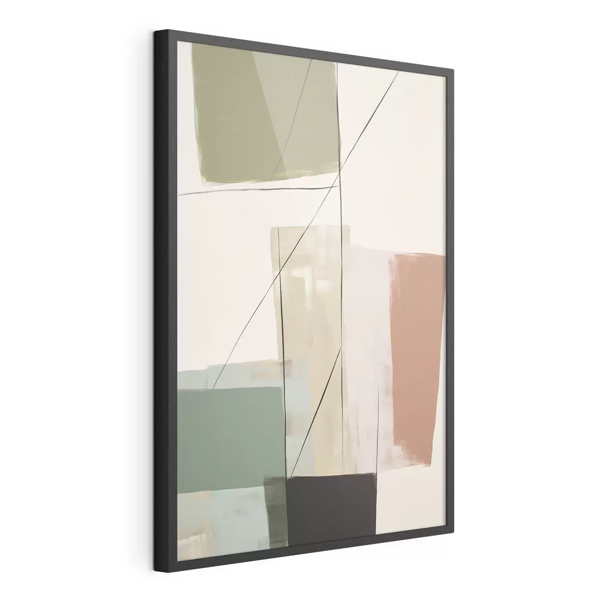 Poster Abstraktion mit Imitation von Abriebspuren f45974