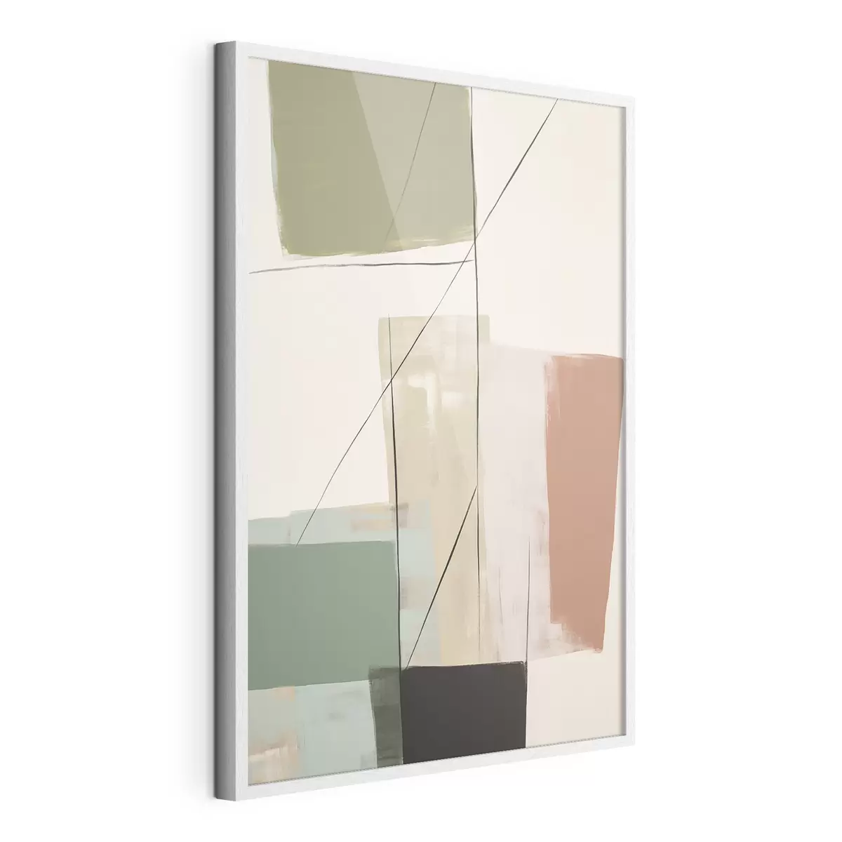 Poster Abstraktion mit Imitation von Abriebspuren f45974