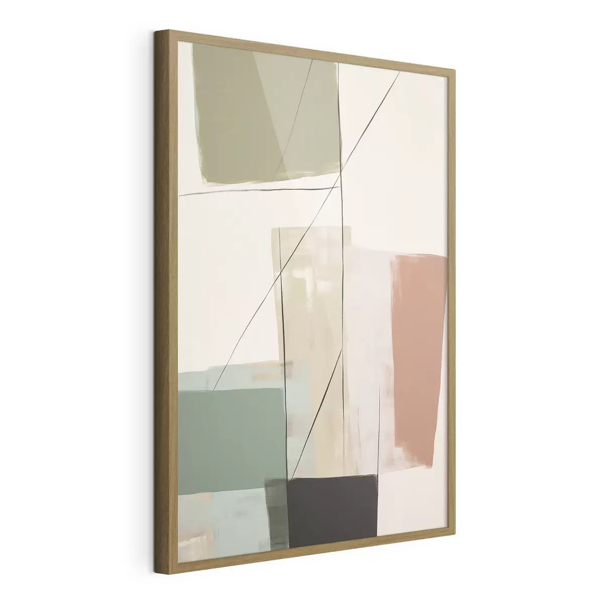 Poster Abstraktion mit Imitation von Abriebspuren f45974