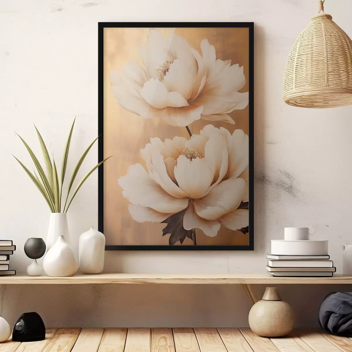 Poster Pfingstrosen f45956