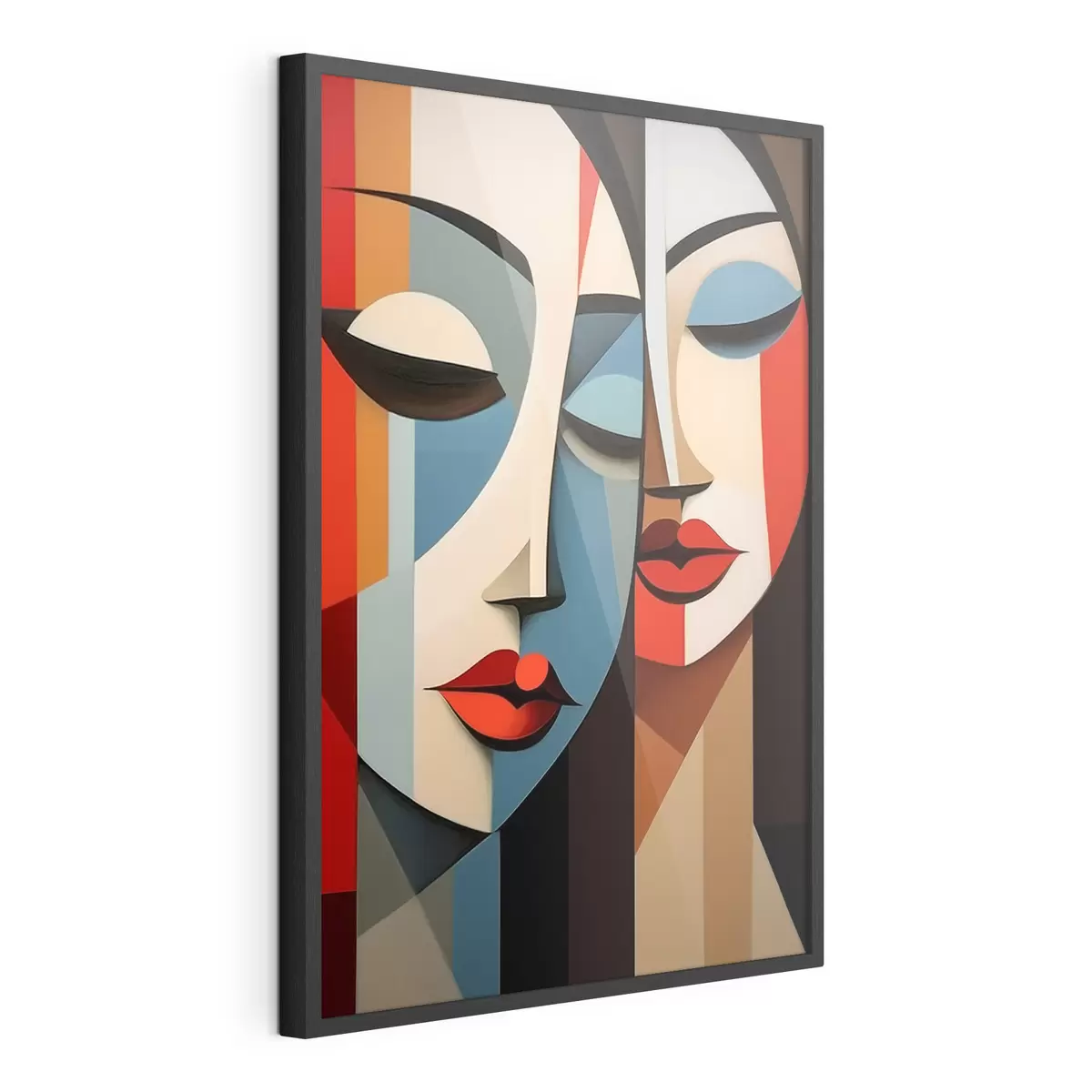 Poster Geometrisches Frauenporträt f45966