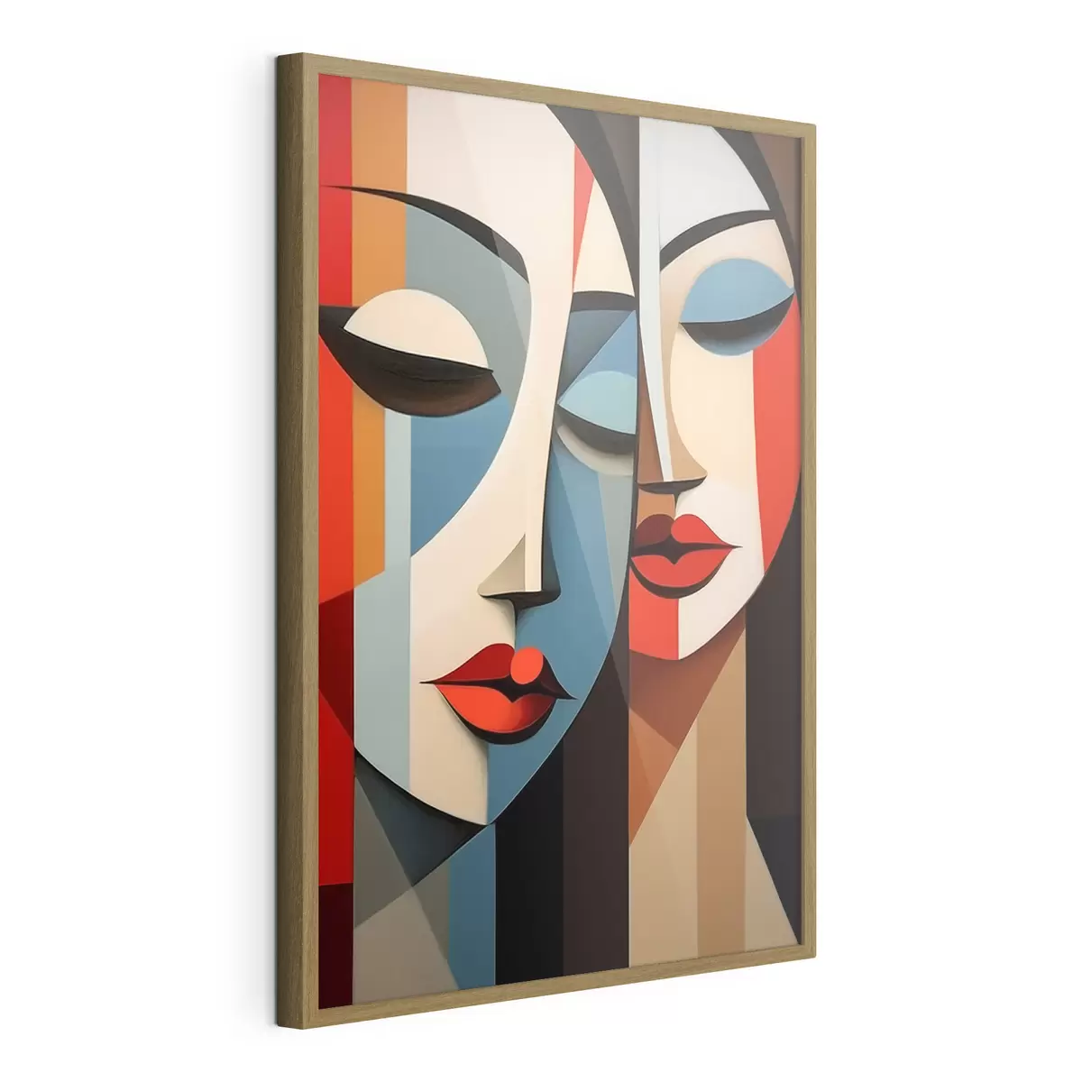 Poster Geometrisches Frauenporträt f45966