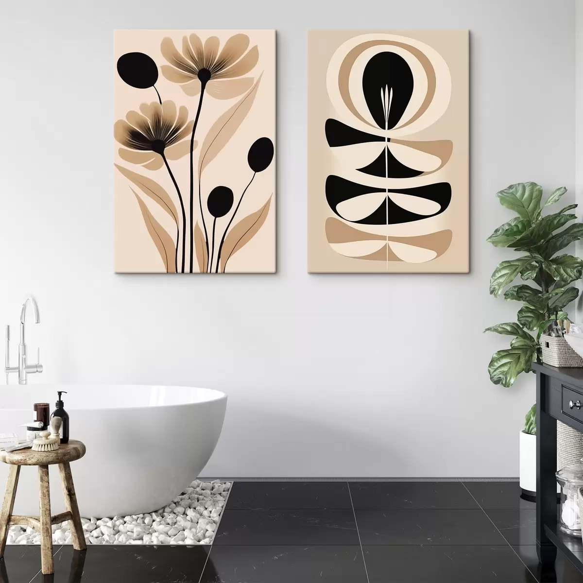 Fototapete Abstrakte Blumen m00773