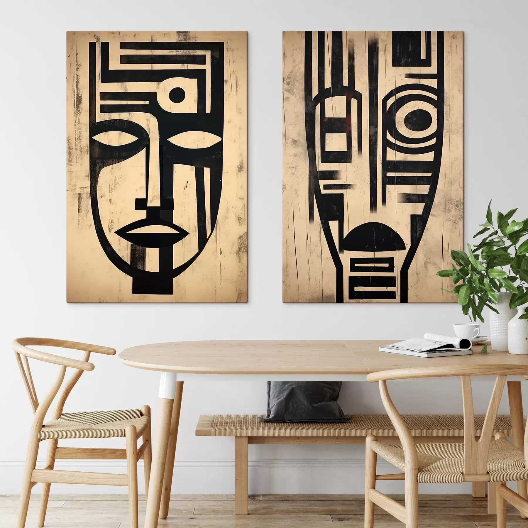 Fototapete Abstrakte Masken m00776