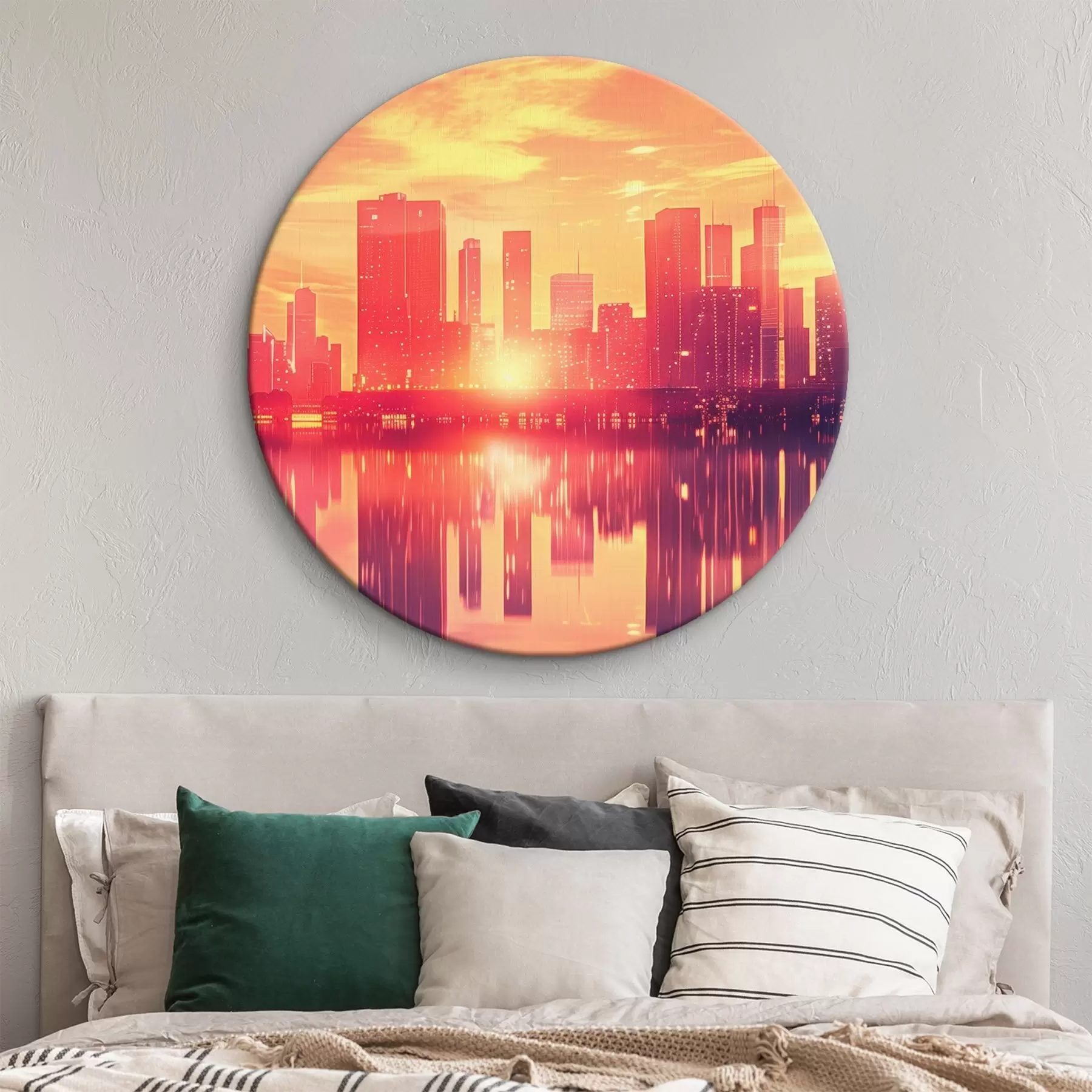 Fototapete Bestellung vor dem Hintergrund einer modernen Stadt r45659