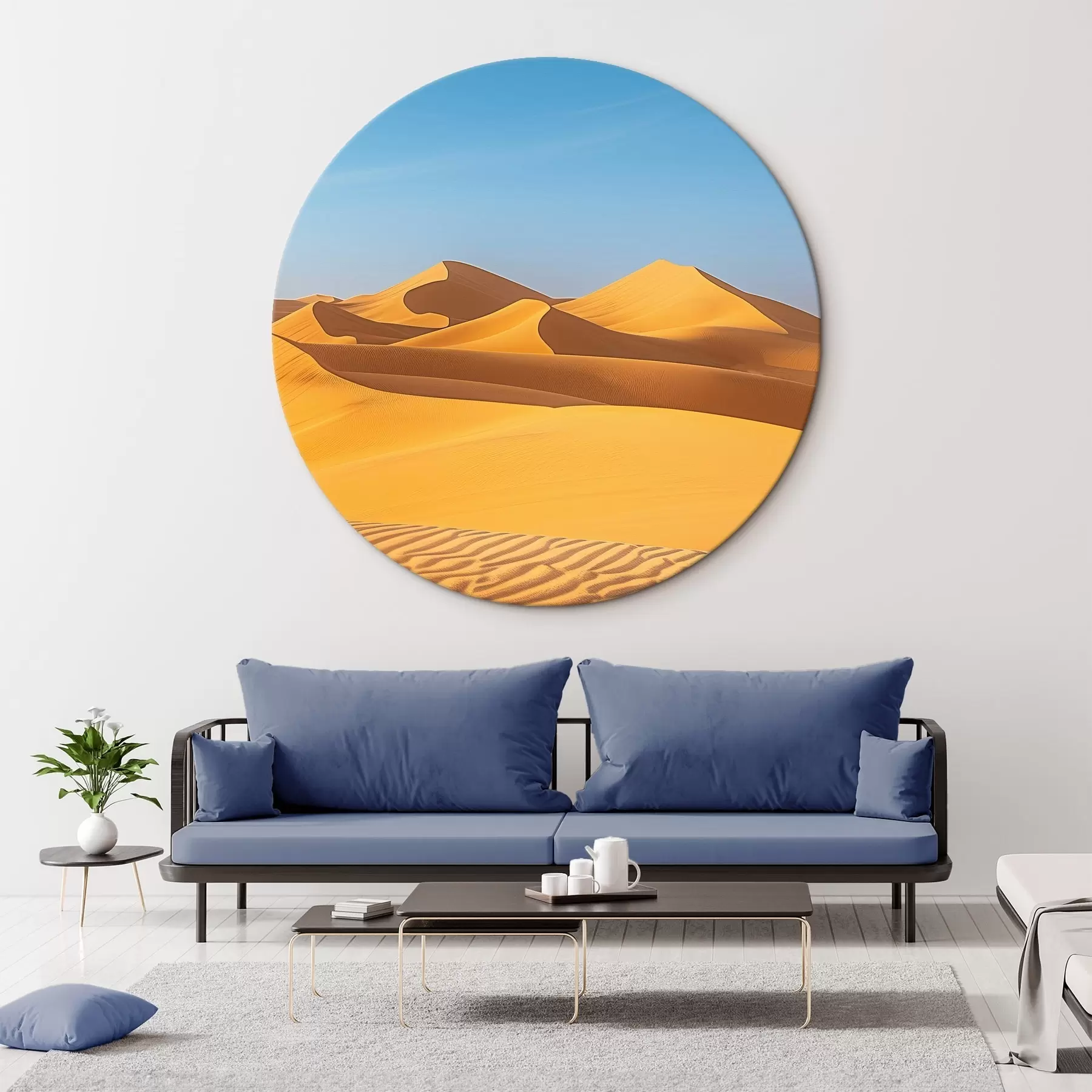 Fototapete Blauer Himmel vor dem Hintergrund einer Wüste r45666