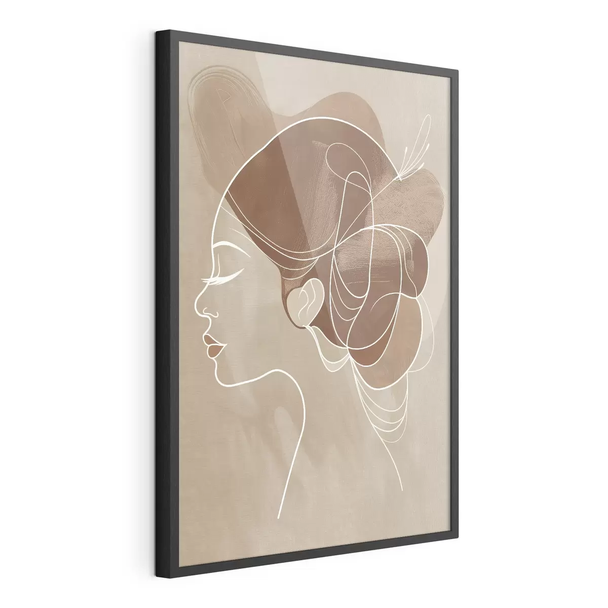 Poster Abstrakte Komposition, Mädchen f45655