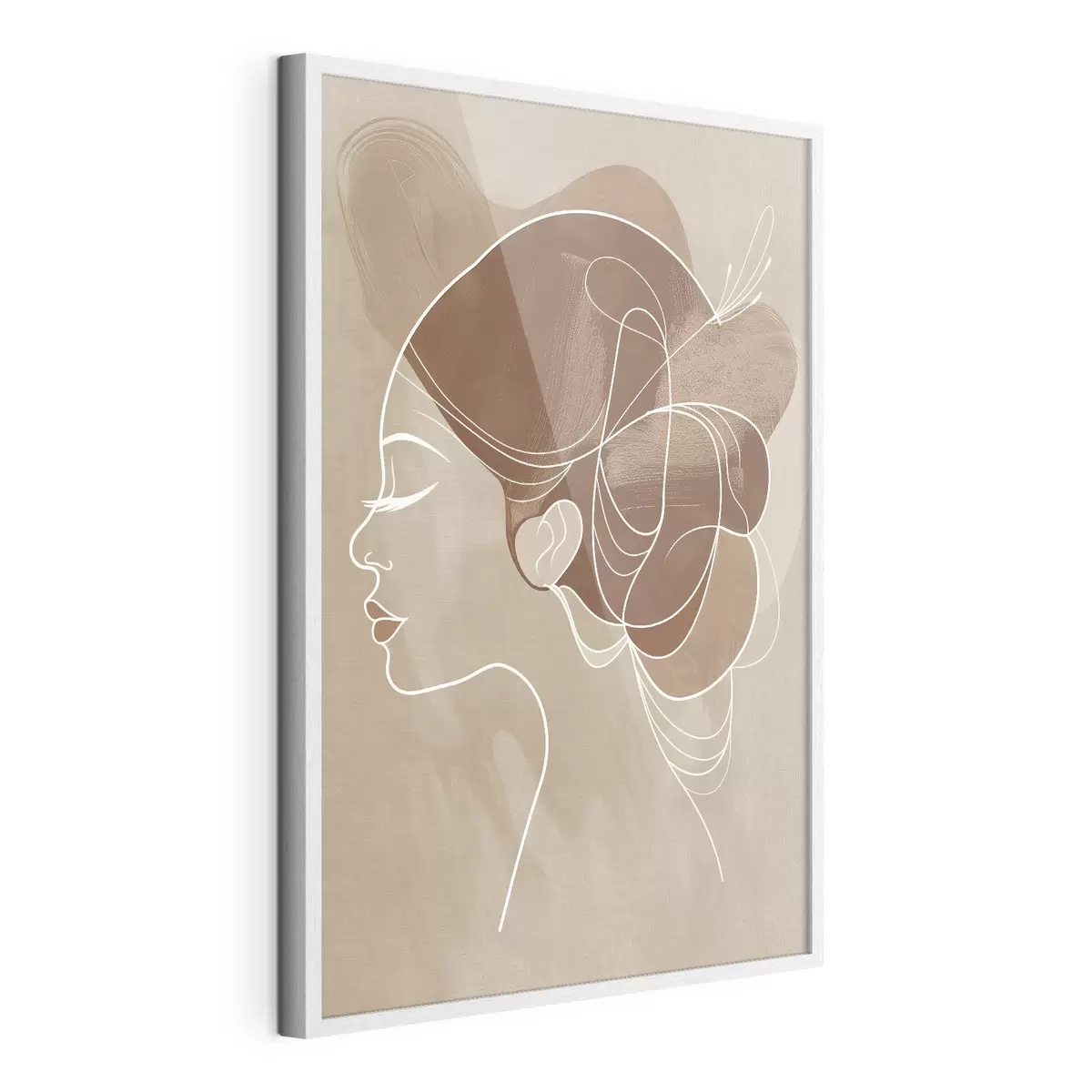 Poster Abstrakte Komposition, Mädchen f45655