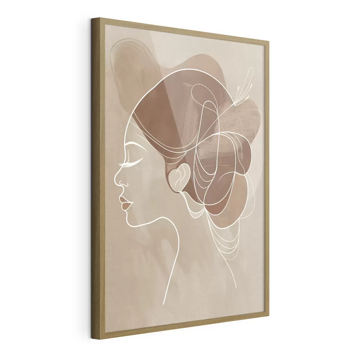 Poster Abstrakte Komposition, Mädchen f45655