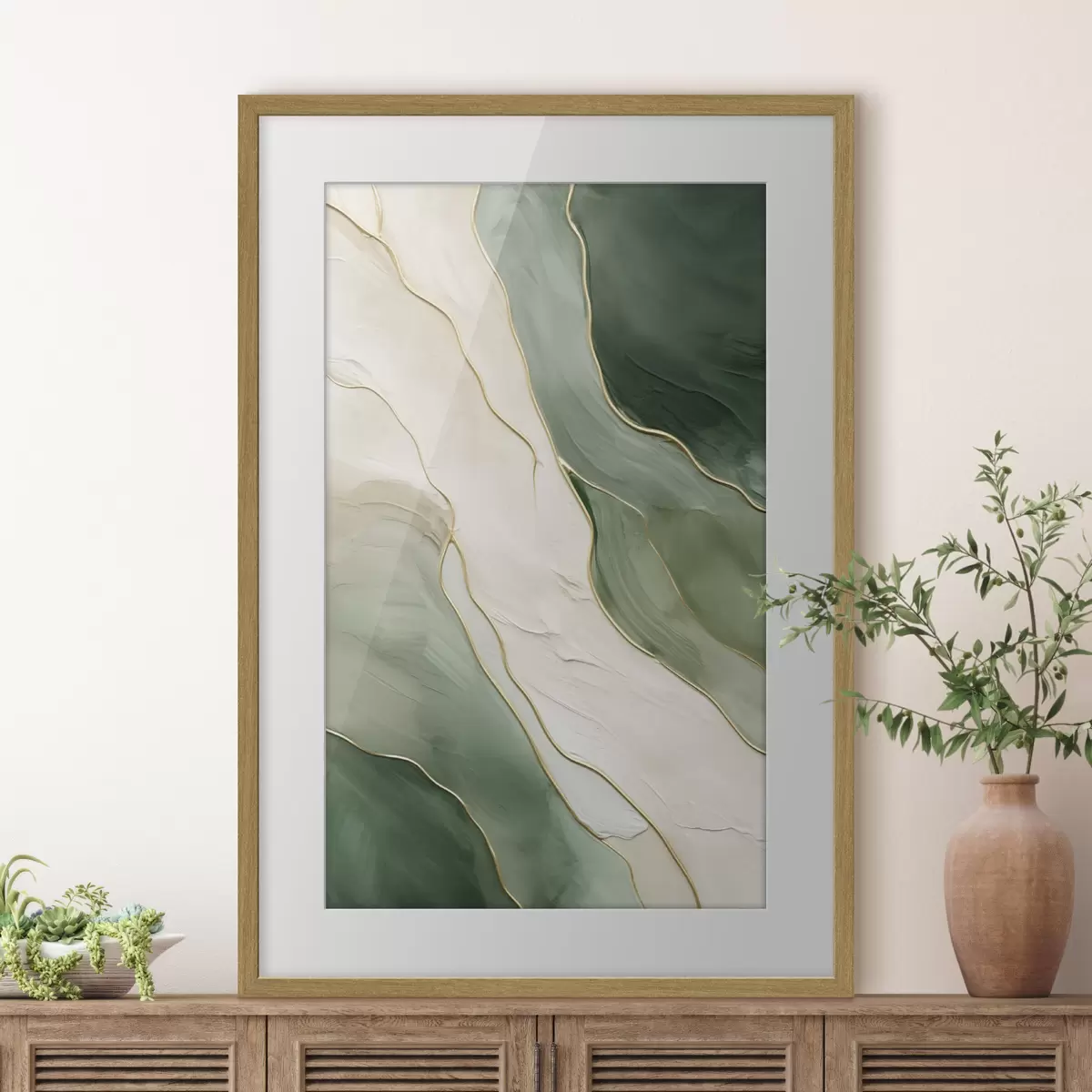 Poster Goldene Flussbetten f45888