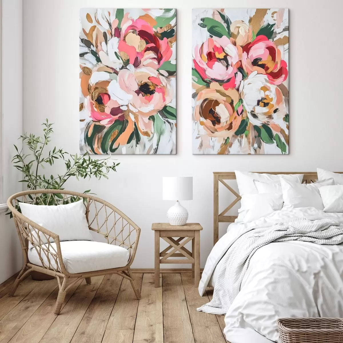 Fototapete Große abstrakte Blumen m00718
