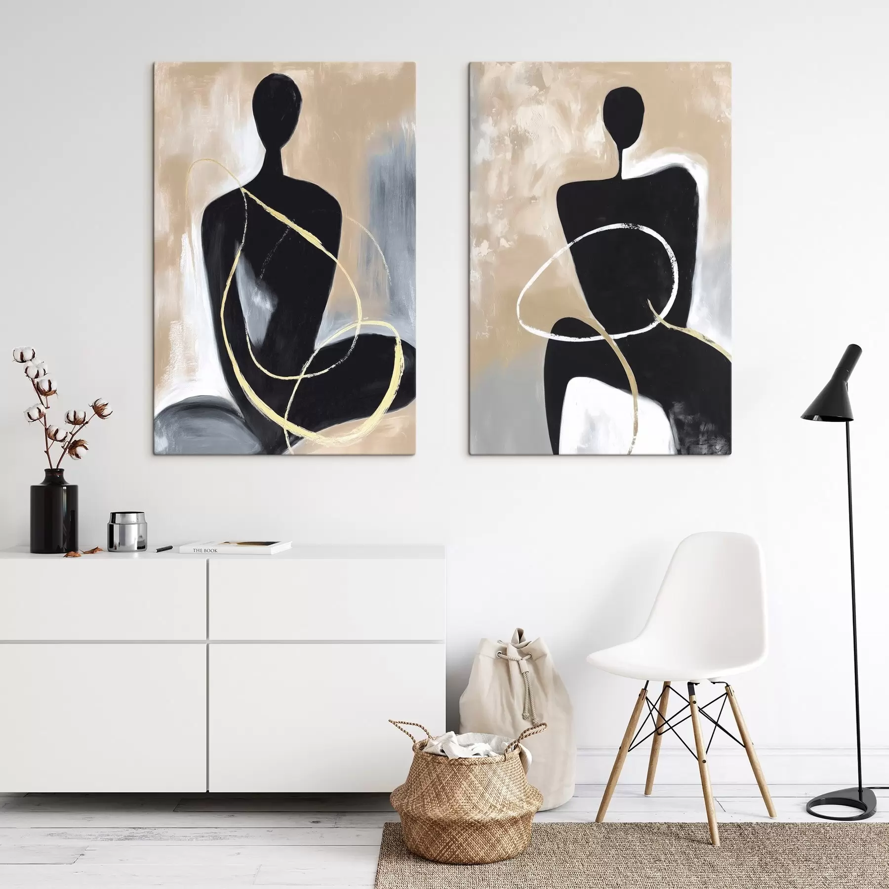 Fototapete Abstrakte Silhouetten m00719