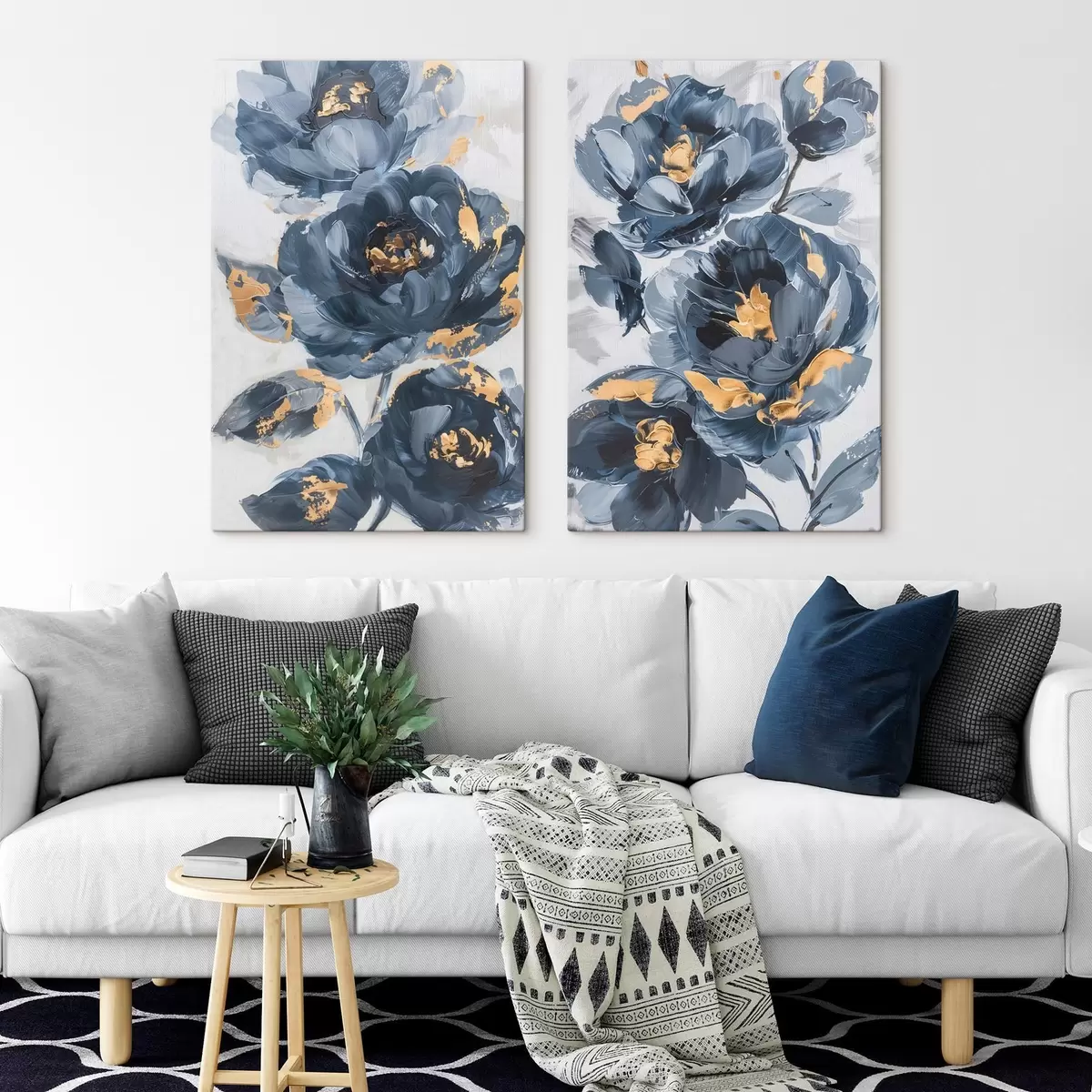 Fototapete Große abstrakte Blumen m00782