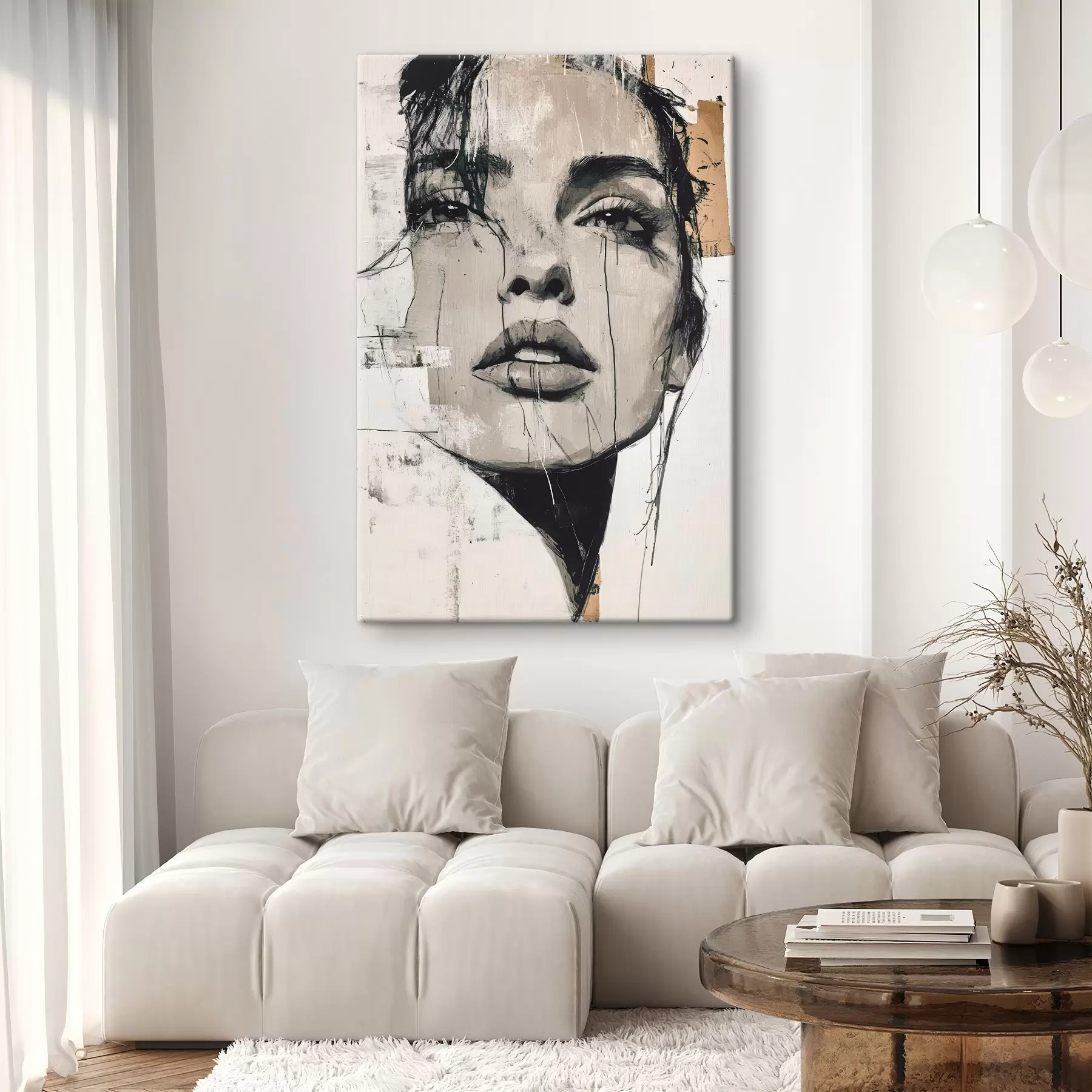 Fototapete Porträt einer Frau s45778