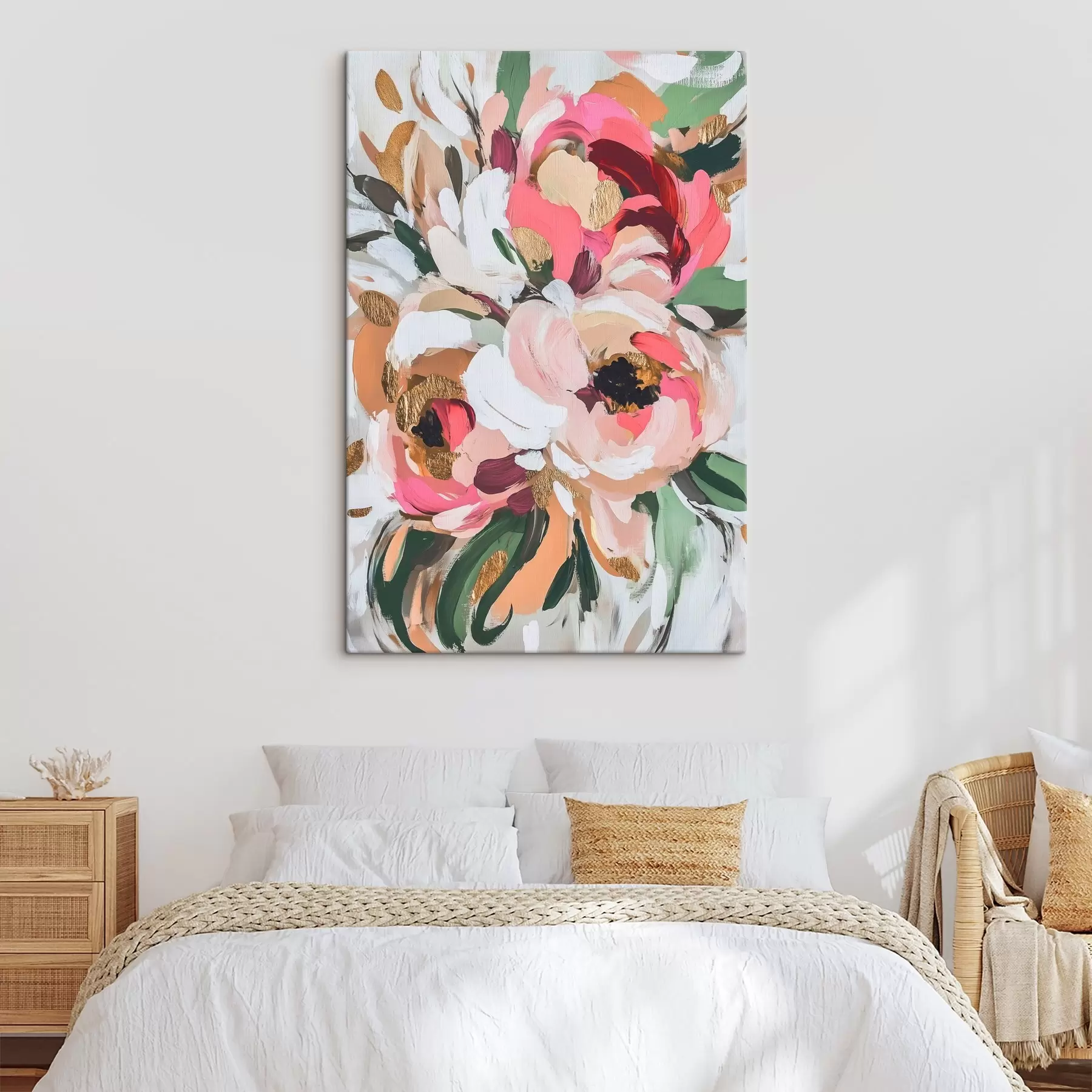 Fototapete Abstrakter Blumenstrauß s45983