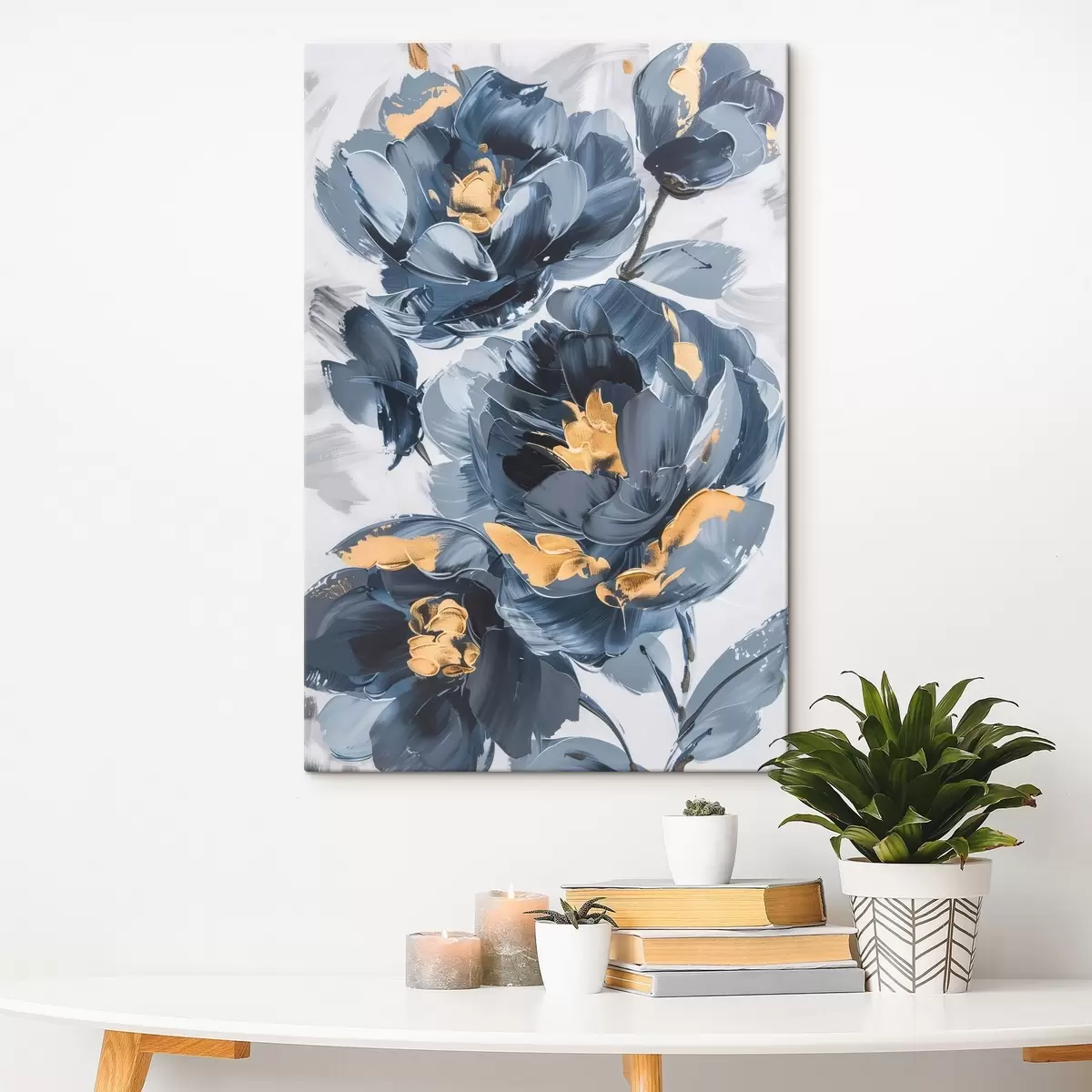 Fototapete Große abstrakte Blumen s46010