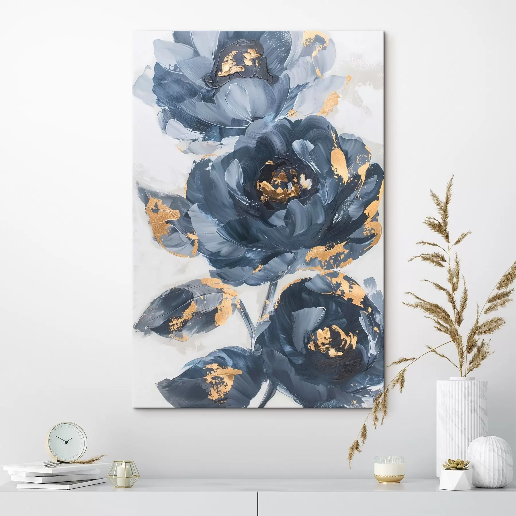 Fototapete Große abstrakte Blumen s46011