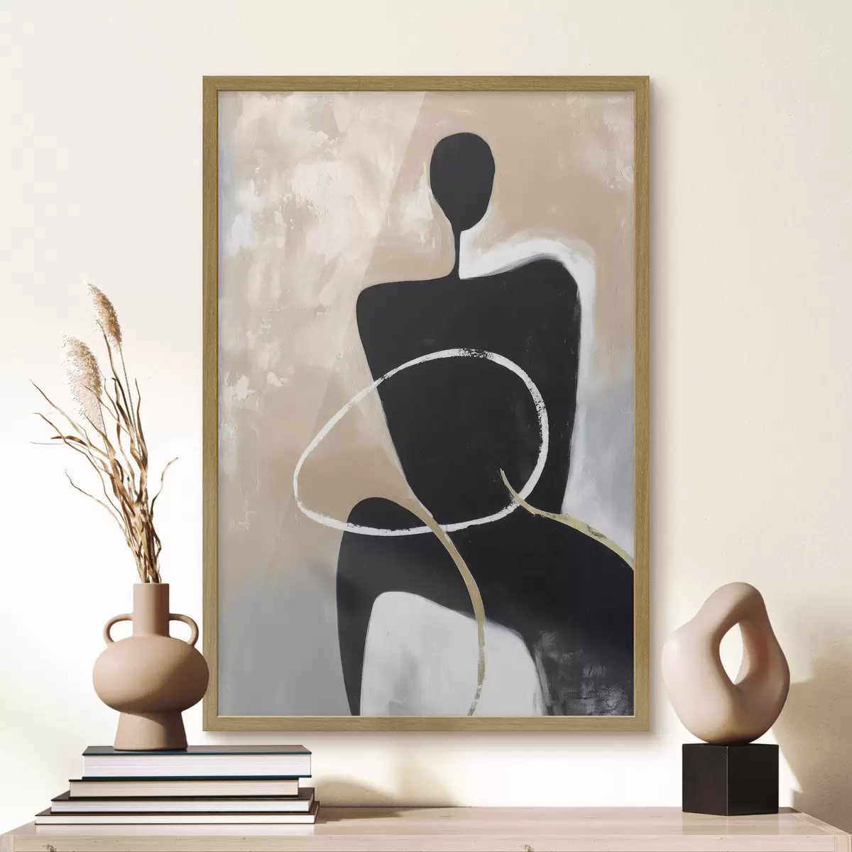Poster Sprache der Silhouette f45984