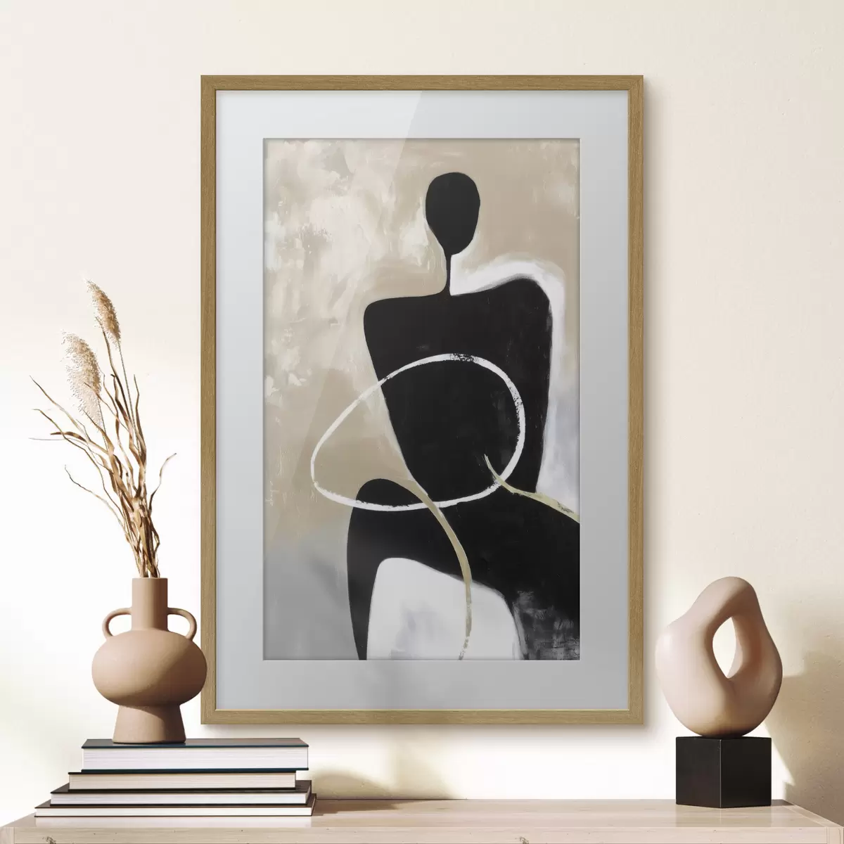 Poster Sprache der Silhouette f45984