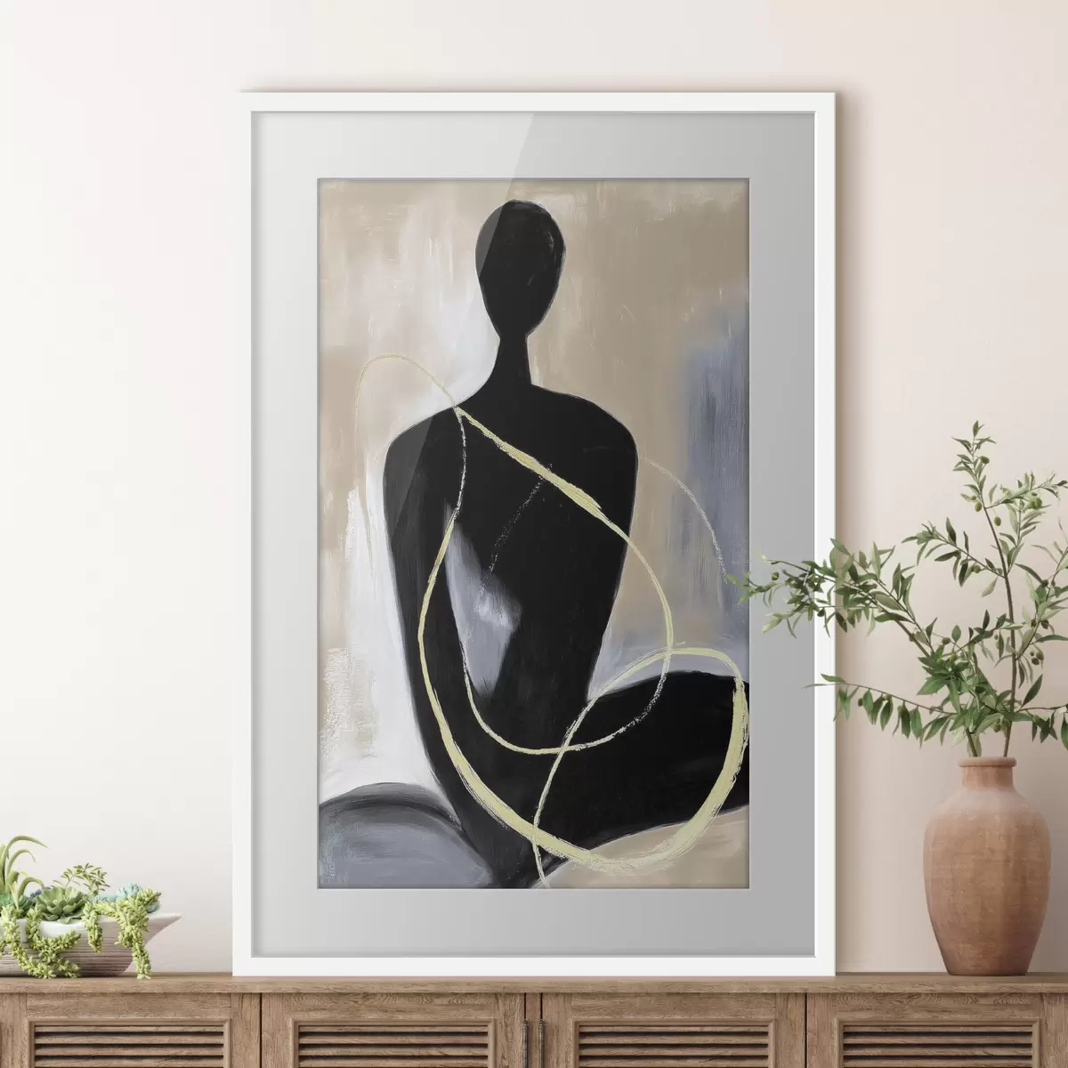 Poster Silhouette und Leidenschaft f45985