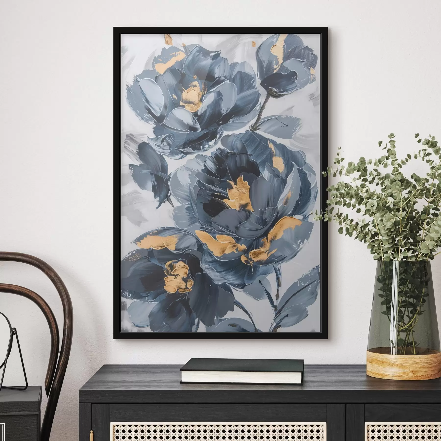 Fototapete Große abstrakte Blumen f46010
