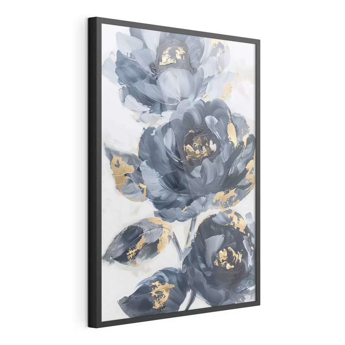 Poster Große abstrakte Blumen f46011