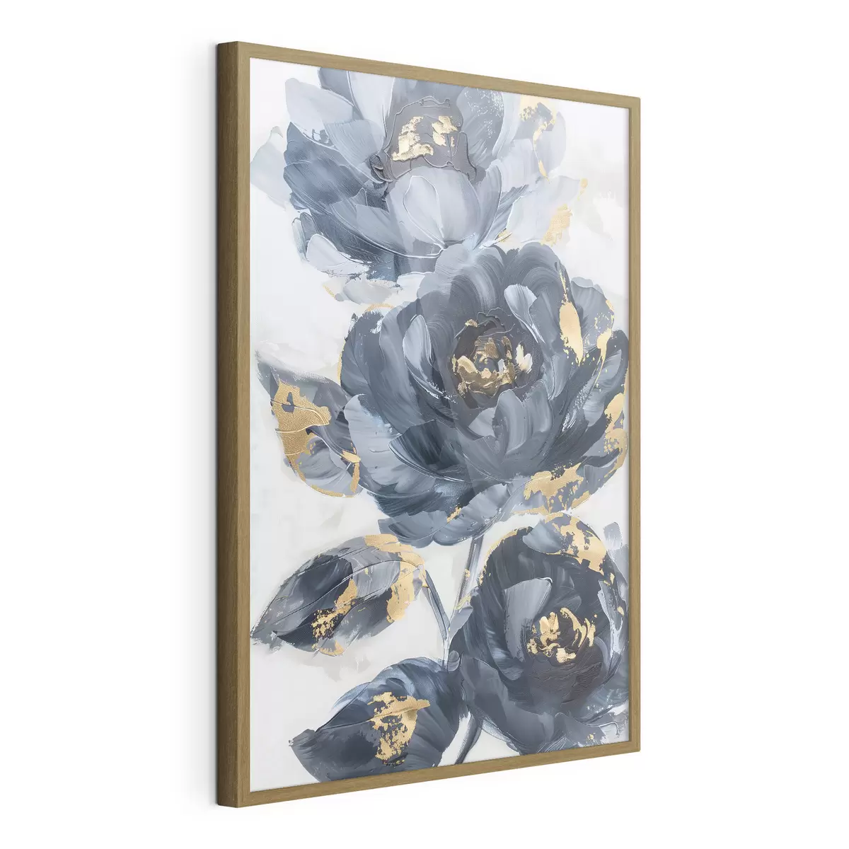 Poster Große abstrakte Blumen f46011