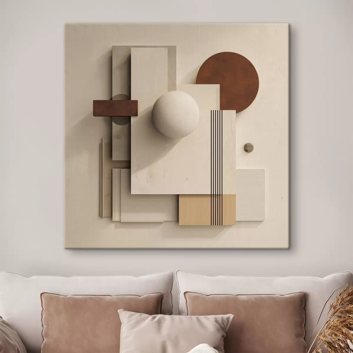 Fototapete Geometrie der Ruhe im modernen Minimalismus-Stil s45856
