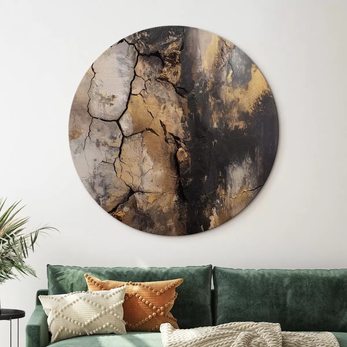 Runde Wandbilder Marmor r46036