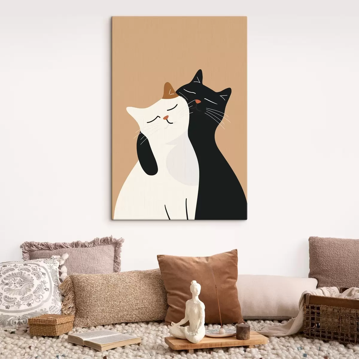 Fototapete Katzen-Duo s46043