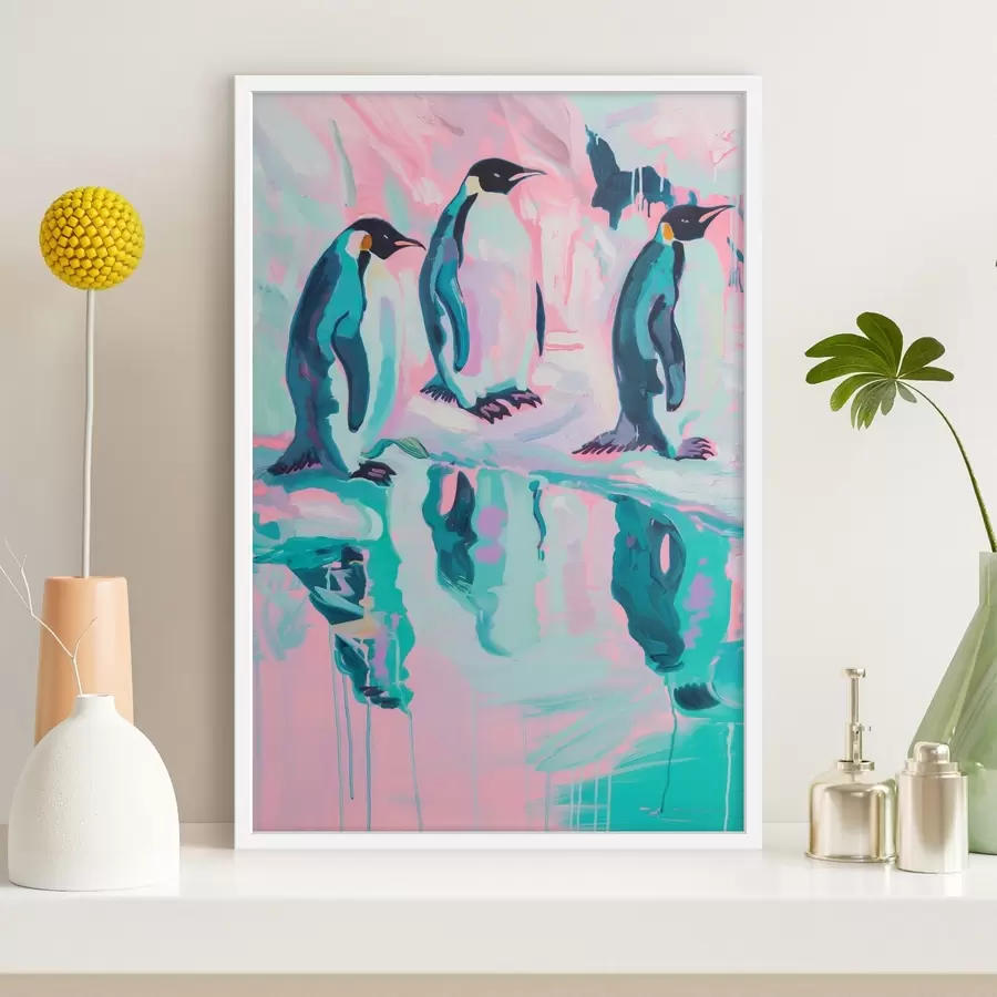 Fototapete Pinguine f46033