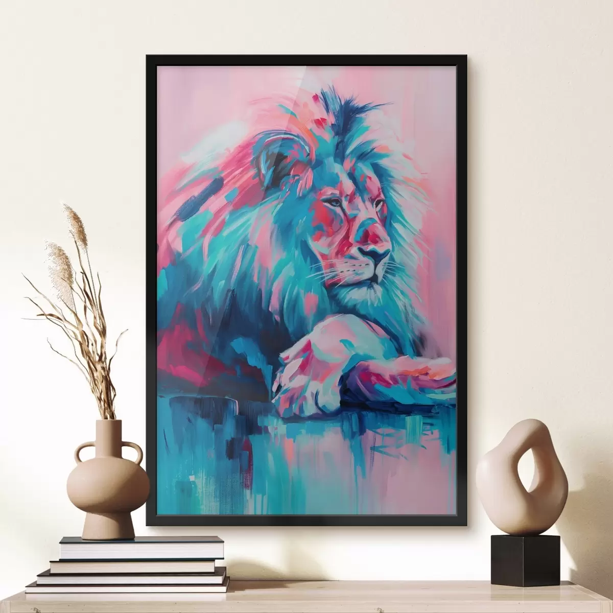 Poster Löwe f46034