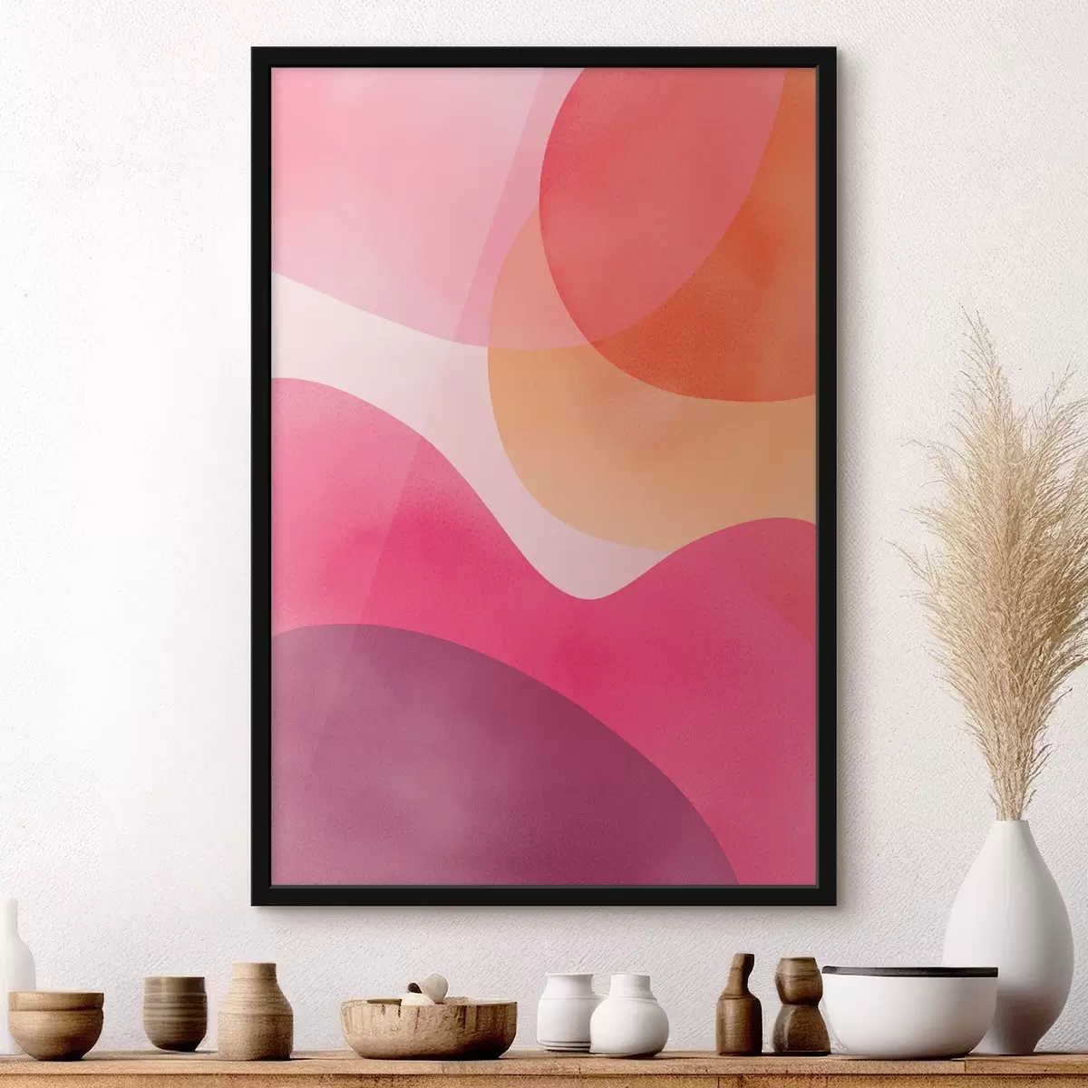 Poster Abstrakte Wellen f46052