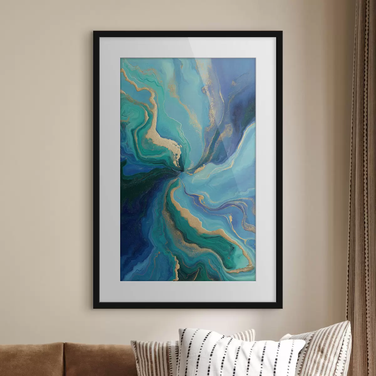Poster Fluss f46054