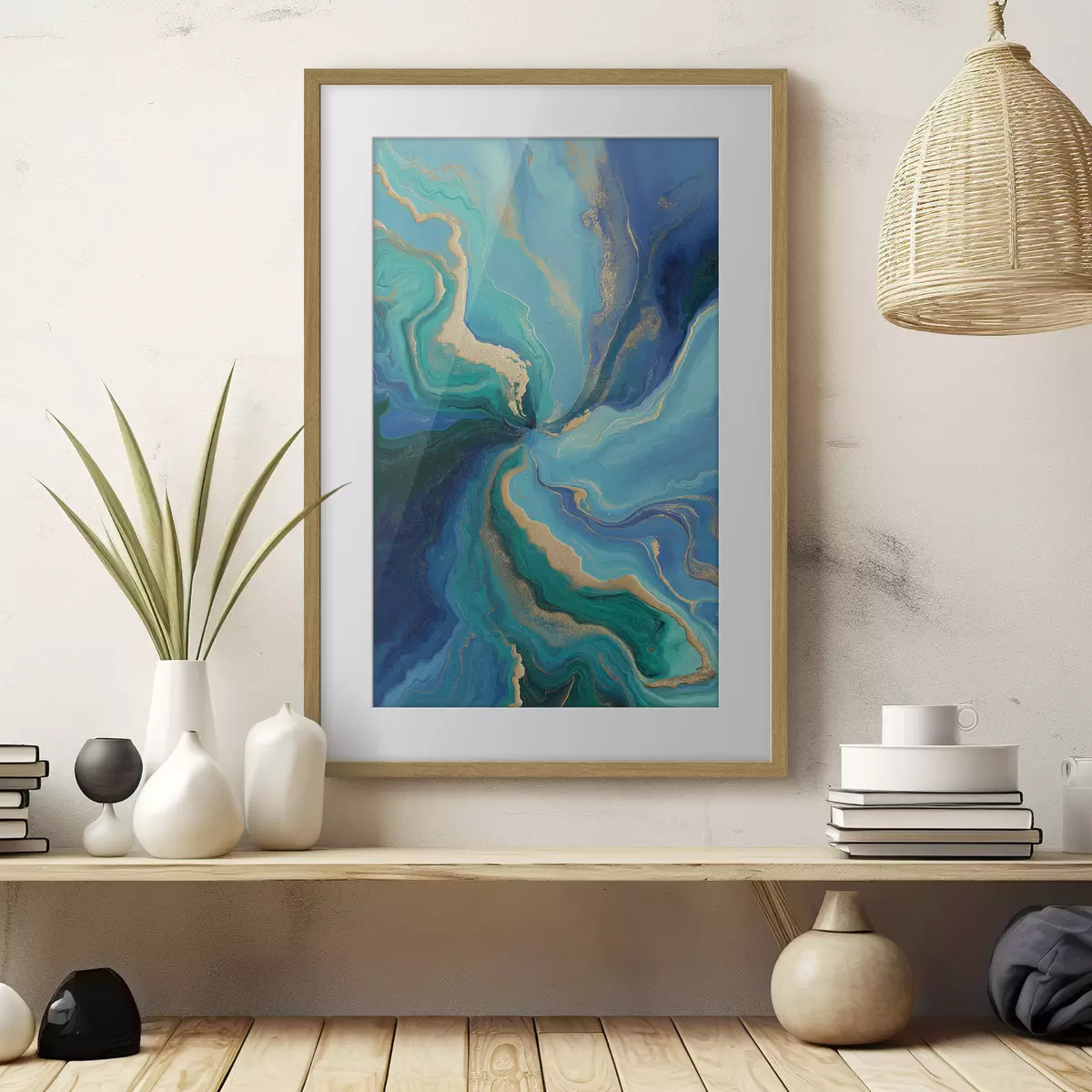 Poster Fluss f46054