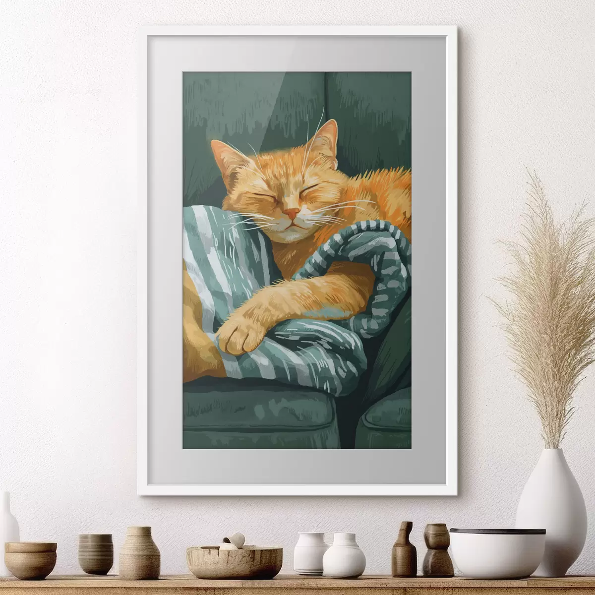Poster Katzenruhe f46055