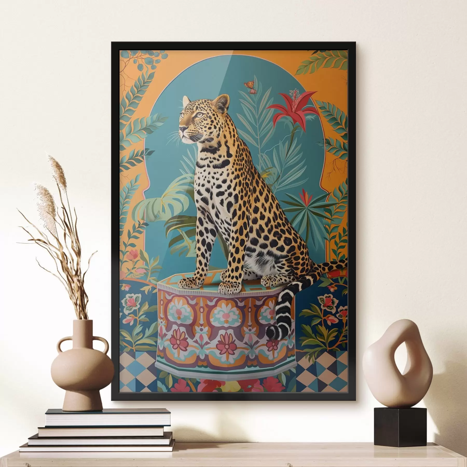 Fototapete Leopard f46058