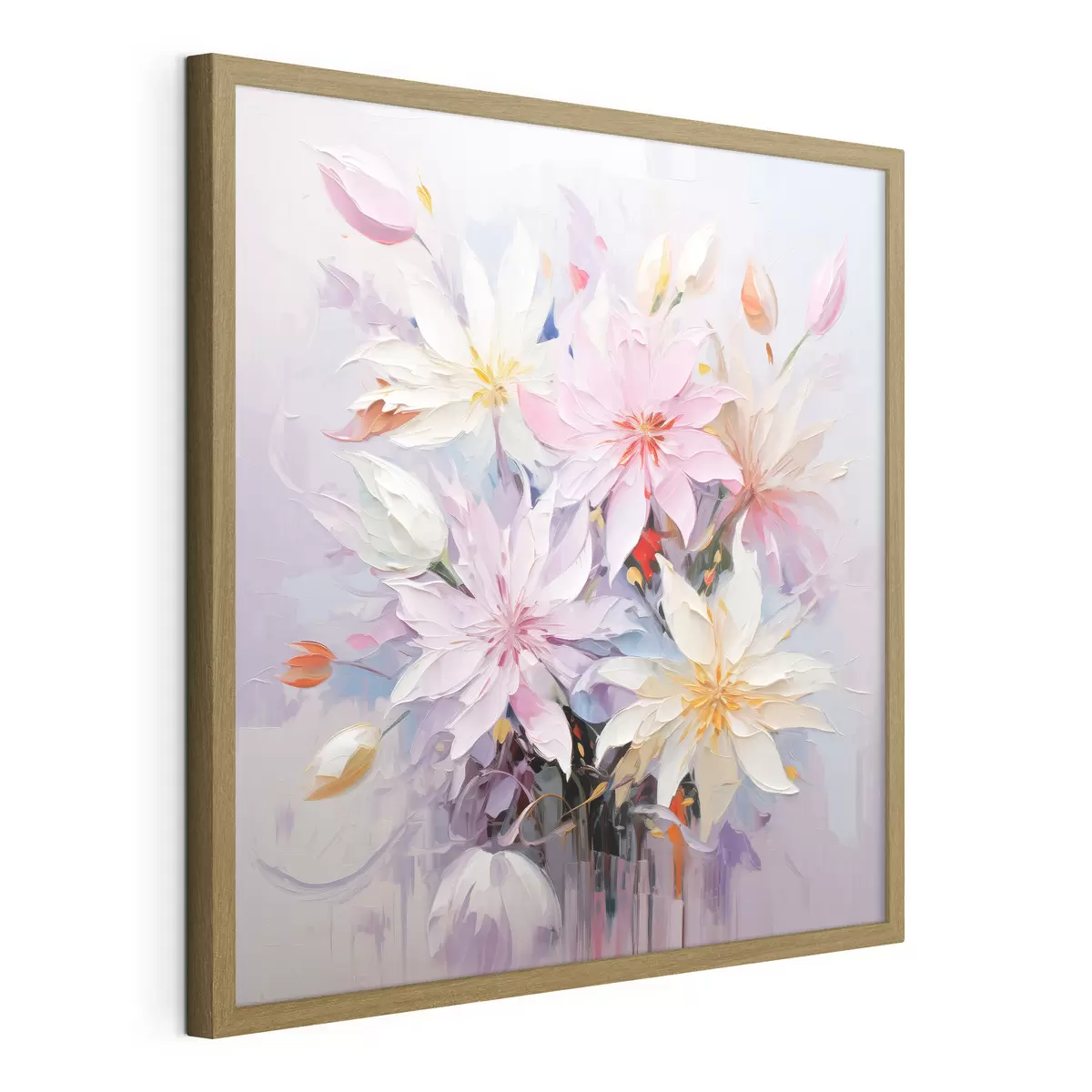 Poster Blumenstrauß im Ölgemälde-Stil f45738